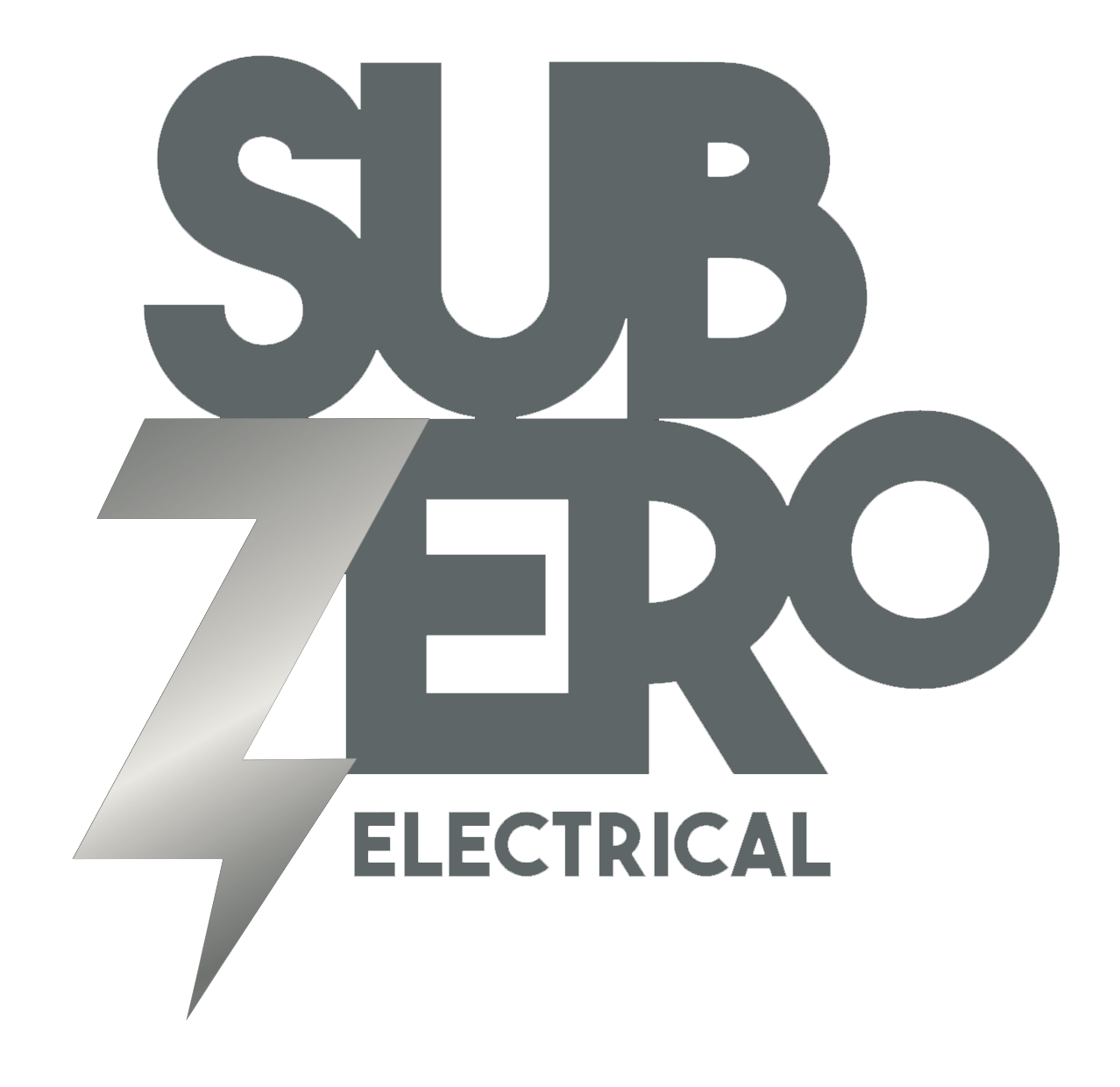 SubZero Electrical Logo metalic